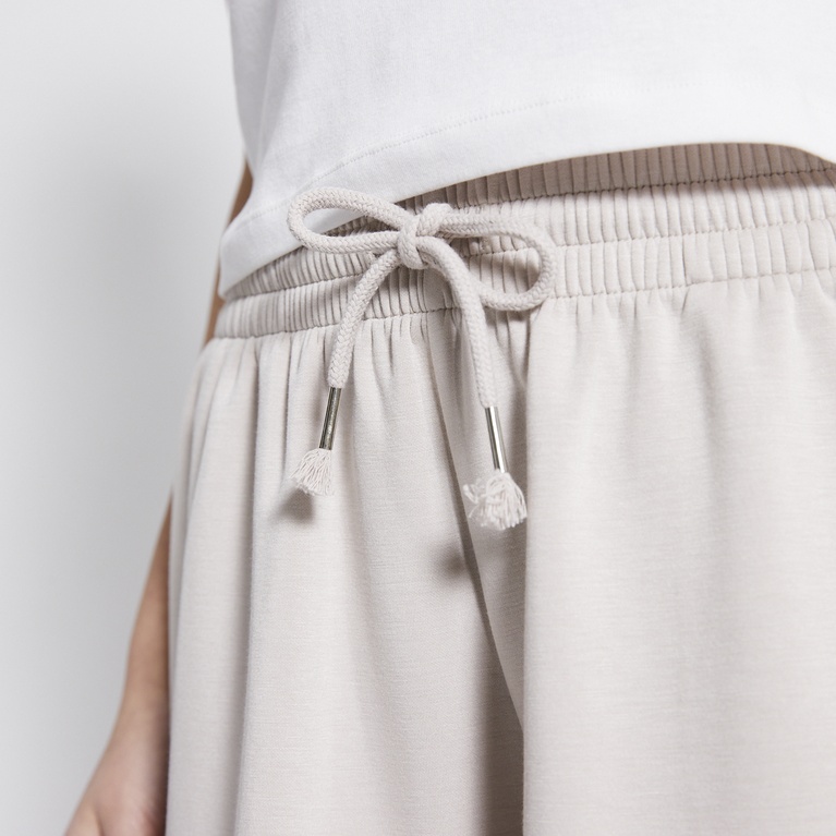 Soft lounge shorts "Adelia" Light Beige